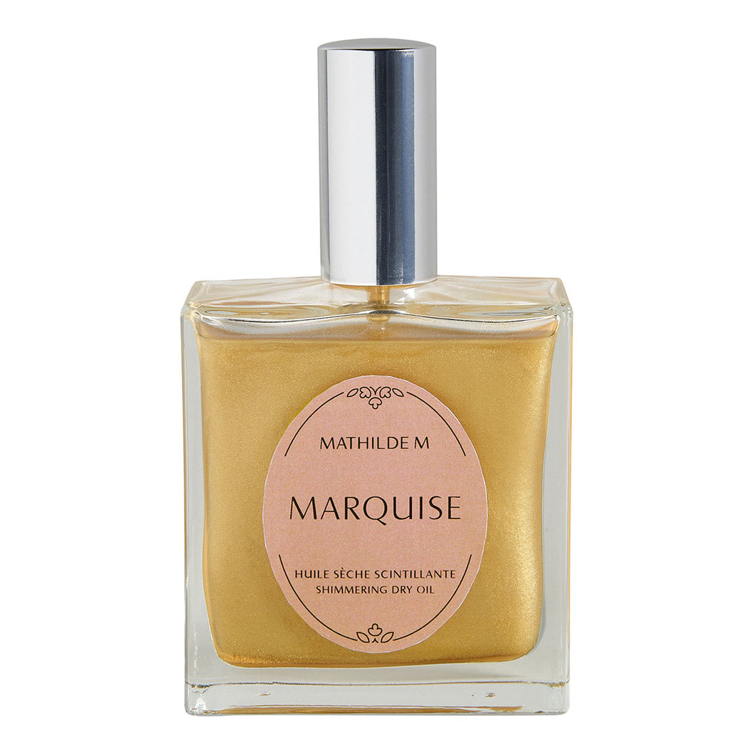 Aceite seco brillante para cuerpo y cabello Marquise
