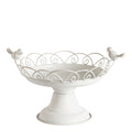 Plato decorativo “Oiseaux” sobre pedestal