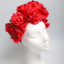 Cargar imagen en el visor de la galería, diadema de rosas
