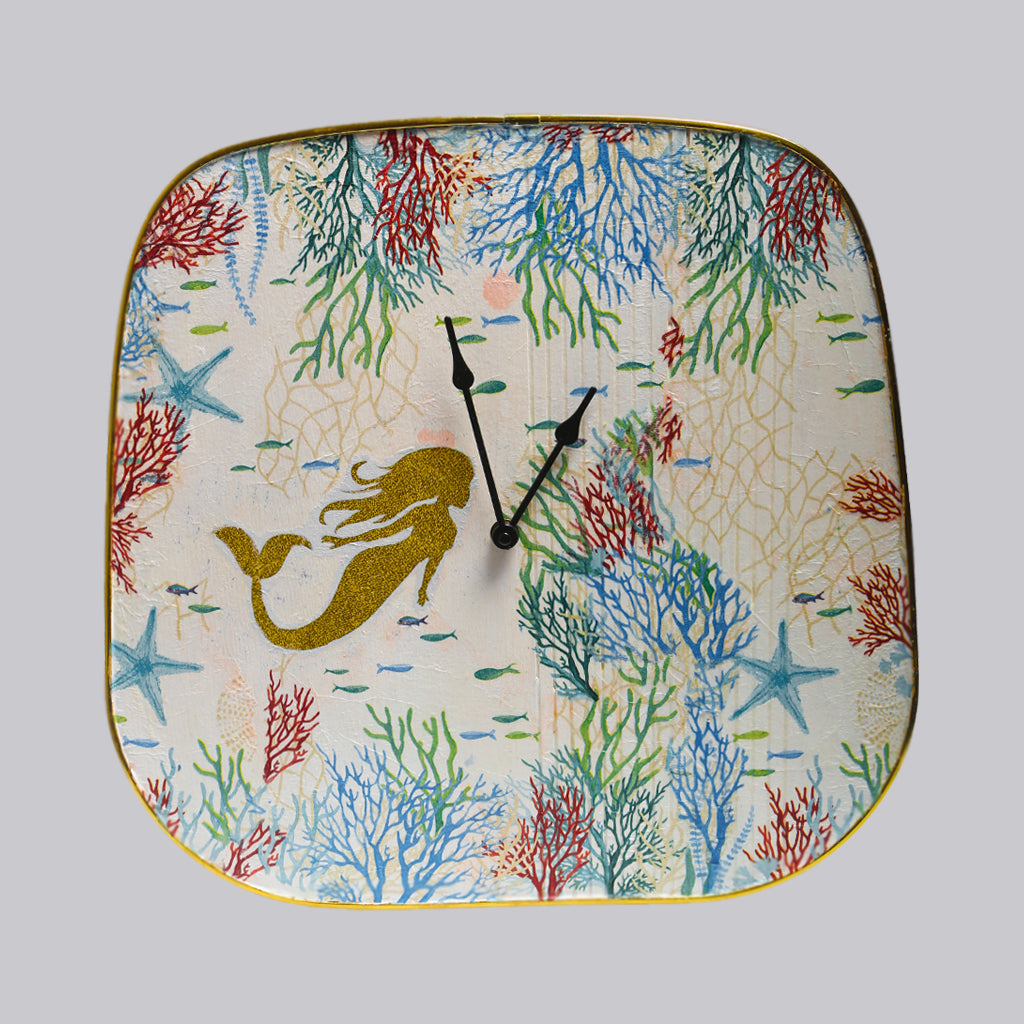 Reloj Decoupage